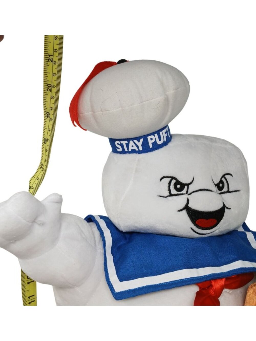 Ghostbusters Stay Puff Marshmallow Man Plush Holding Pumpkin 21" Gemmy #MS-top - Picture 10 of 11